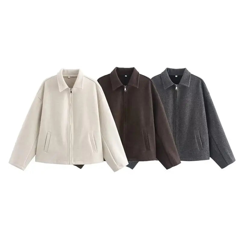 Jersey bomber con cremallera