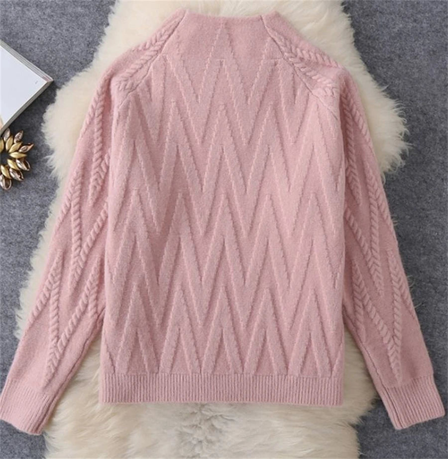 Conjunto punto con motivos