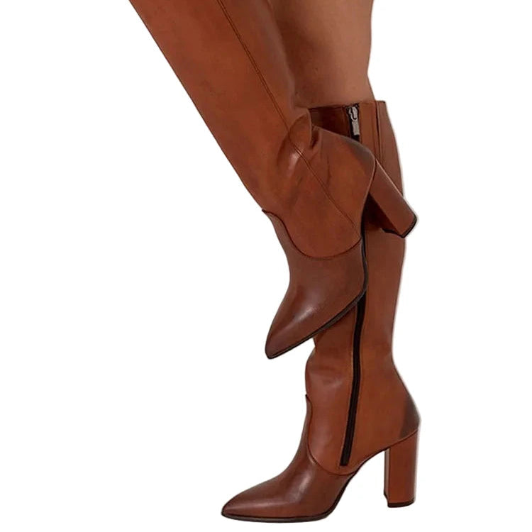 Botas altas con tacón